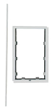 White frame and door parts.