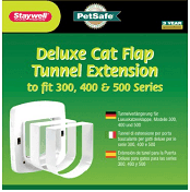 Deluxe Cat Flap Tunnel Extension, ruff weather wall installation through the wall dog door, power in wall pet door kit